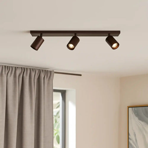 Highlight spot Mila - 3 lichts - 65  x 15   cm - bruin - vtwonen shop