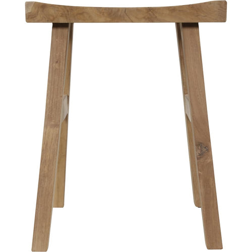Lesli Living krukje teak - zwart - 40x30x50cm