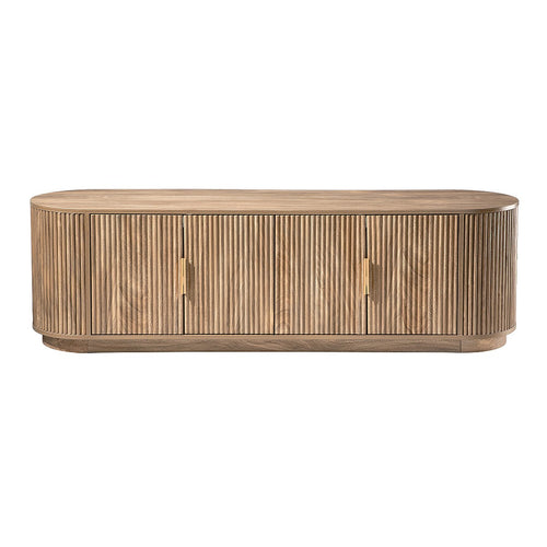 Calicosy - TV-meubel ACHILLE - licht hout 160x40x48 cm