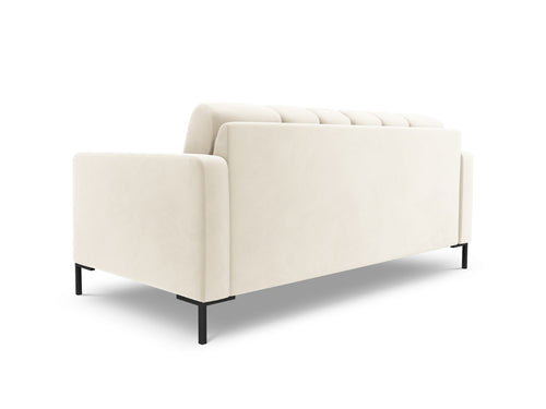 Cosmopolitan Design Bank Bali 2-zits, flueel, lichtbeige - 96x152x75cm