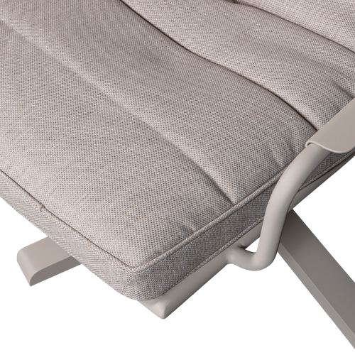 WOOOD tuinfauteuil Coosa - Aluminium - All Weather - Zand - 92x83x93 - vtwonen shop