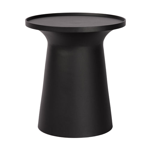 Atmooz bijzettafel Tulip - zwart - Ø 50 x H 50 cm