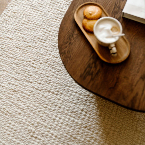 Mrcarpet Wollen vloerkleed ivoor Pebble 160x230cm