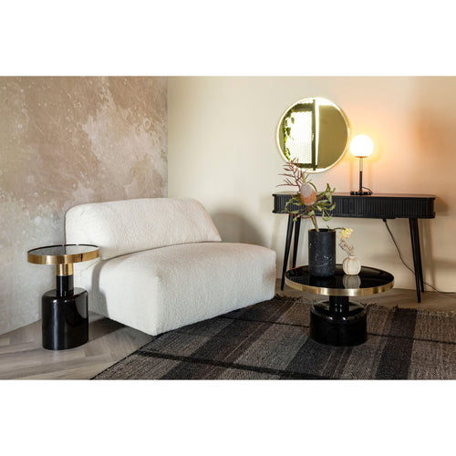 Zuiver Bandit Spiegel/ Wandspiegel Rond 60 cm Goud - vtwonen shop