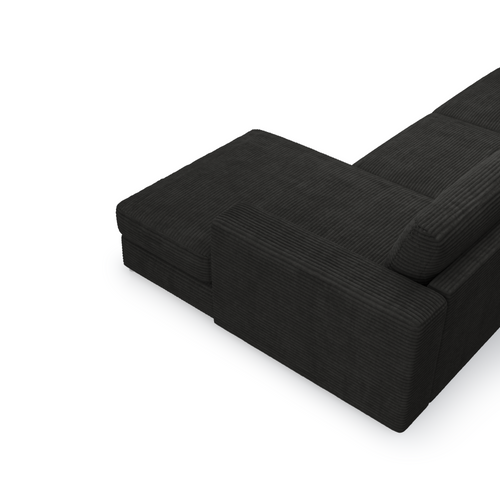 Sia Home -  WILL - Corduroy - Zwart - 304cm