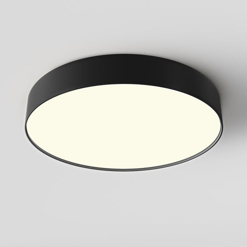 Maytoni plafondlamp Zon - Zwart - 40x40x6 cm