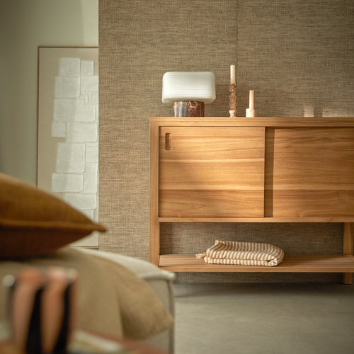 Tikamoon Buffetkast van massief teak 100 cm - Naturel