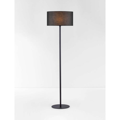 Nova Luce SIBNIA Vloerlamp met kap Sandy Black E27 1x12W