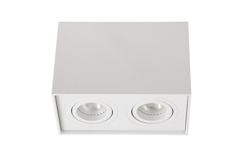 Lucide plafondspot TUBE - 2xGU10 (MR16) - Wit