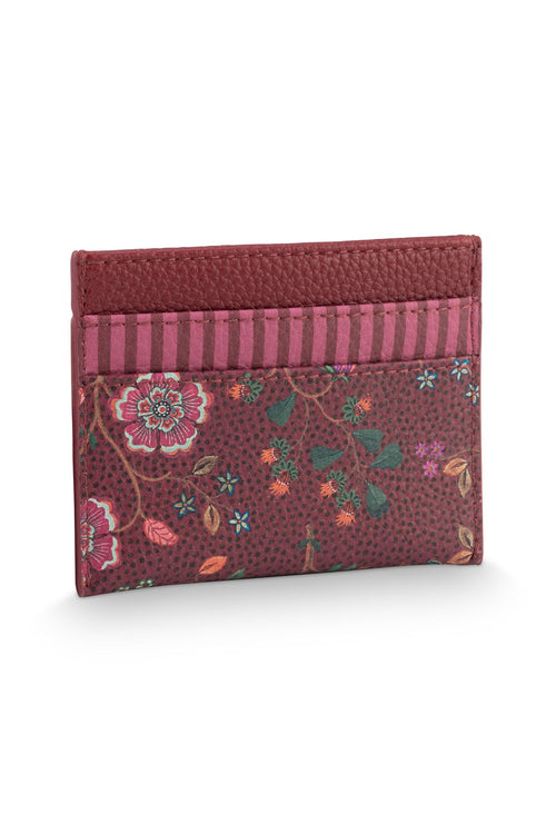 Pip Studio Reisset Flora Bangalore Mini Dames - Donkerroze - 10x7,5 cm / 4,5x10 cm