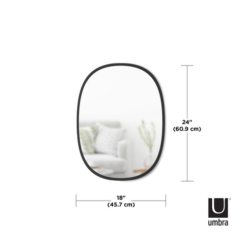 Umbra Hub ovale wandspiegel
