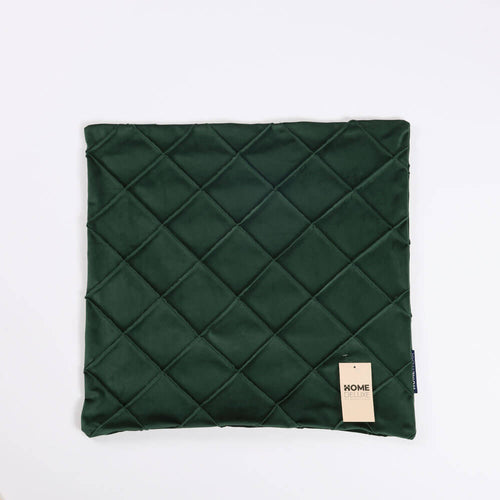 HOME DELUXE Geruite kussenhoes LORI - Groen