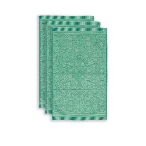 Pip Studio gastendoek Tile de Pip - 30x50 cm - groen - vtwonen shop