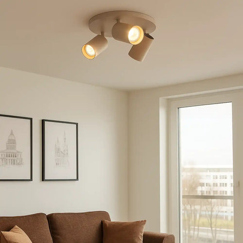 Highlight spot Mila - 3 lichts - 25  x 15   cm - beige