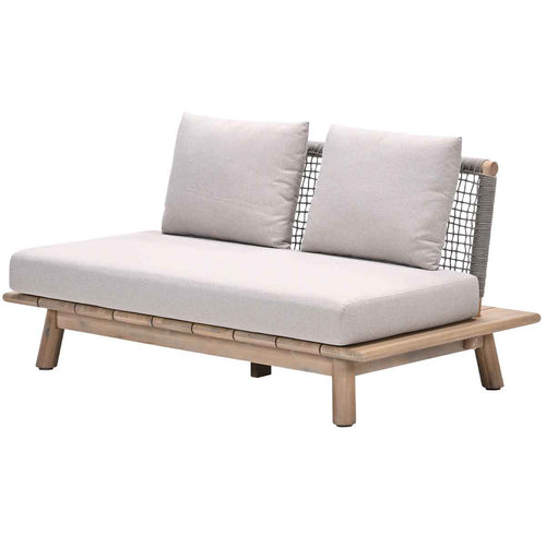Garden Impressions loungebank San Namut grey sand - 2-zits - vtwonen shop