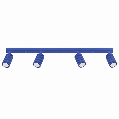 Sollux Lighting Plafondlamp KARBON 4L ultramarijn - 81x6,5x16,5cm