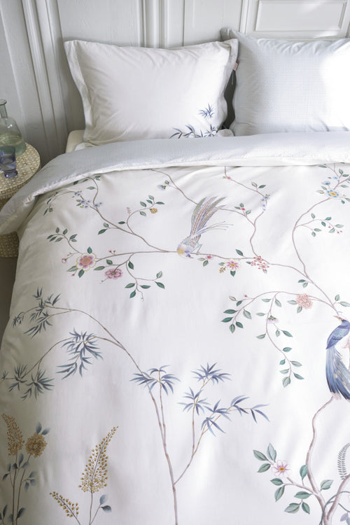 Pip Studio  Bamboo Blossom - 140 x 200/220 cm - Wit