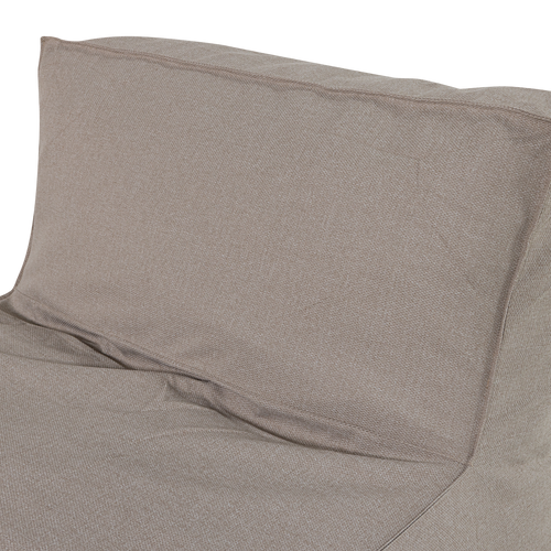 WOOOD ligbed tuin Velora - Polyester - Zand - 80x175x95