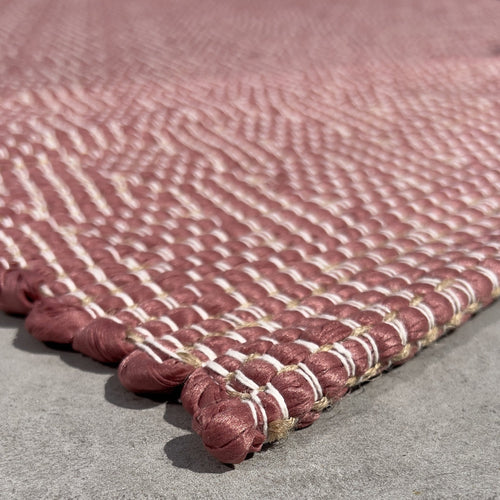 AFK Living vloerkleed Pessoa - handgemaakt - Katoen en gerecyclede vezels - 120 x 170 cm - vtwonen shop