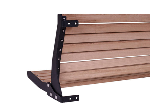 MaximaVida set inklapbare muurbeugels gevelbank Jordaan met rugleuning - vtwonen shop