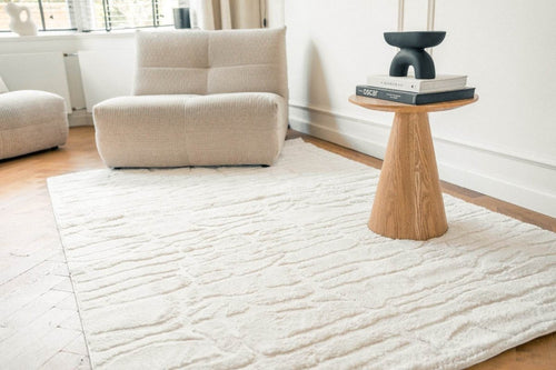 Interieur05 Scandinavisch vloerkleed Bjorn creme/wit - 240 x 330 cm