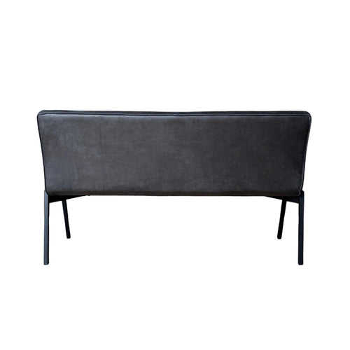 Starfurn Eetkamerbank Tivoli - Antraciet Leer - 155x56x88cm