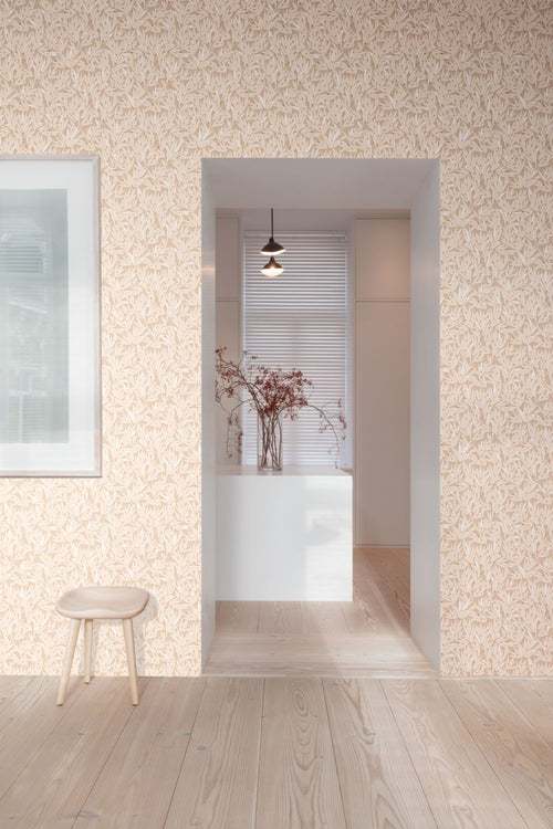 Masureel behang bladeren beige - 53 cm x 10.05 m - 632015 - vtwonen shop