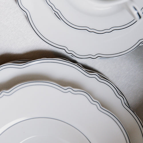 S|P Collection - Diep bord 23,5/14xH3,5cm Odette - Set van 2