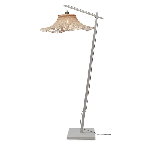 GOOD&MOJO vloerlamp Ibiza - bruin - Ø50cm - vtwonen shop