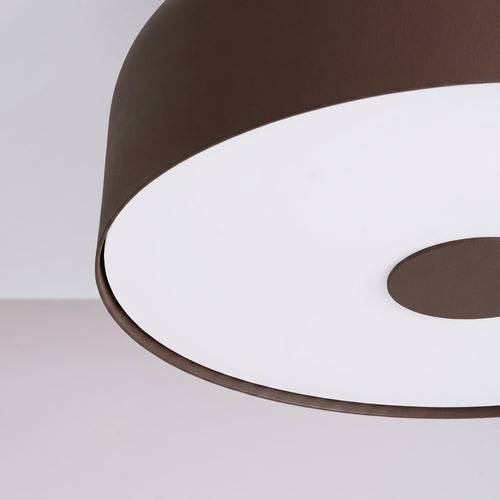 Sollux Lighting Plafondlamp OMIQ bruin - 30x30x15cm