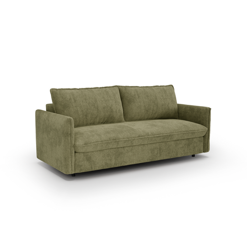 Premium Interiors - Express-slaapbank AVA - kruisbinding vintage groen 178cm