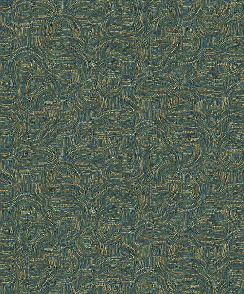 Masureel behang grafisch motief groen - 53 cm x 10.05 m - 630031 - vtwonen shop