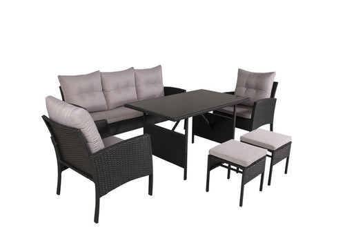 Rebellenclub Loungeset Gerani - Ê ZwartÊ