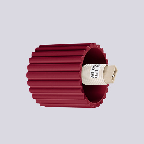 Sollux Lighting Wandlamp HALO bordeaux IP44 - 12x17x12cm