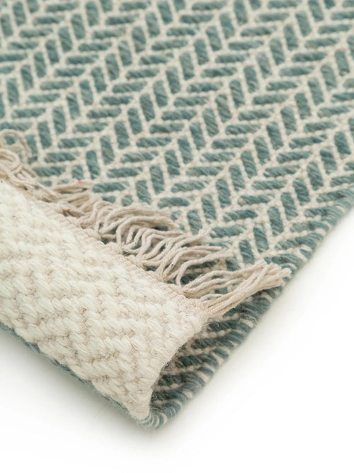 benuta wollen vloerkleed Kim - mint - 120x170 cm