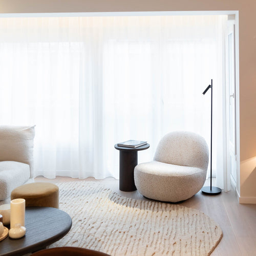 Atmooz vloerlamp Statement - zwart - 30 x 26 x H 140 cm - geïntegreerde led