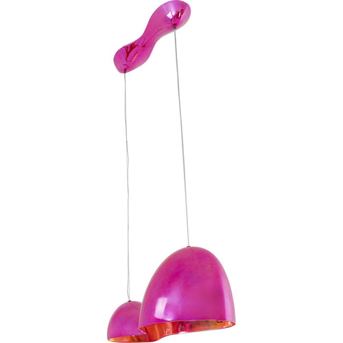Kare Design Hanglamp Cloud Beam Double 100cm roze