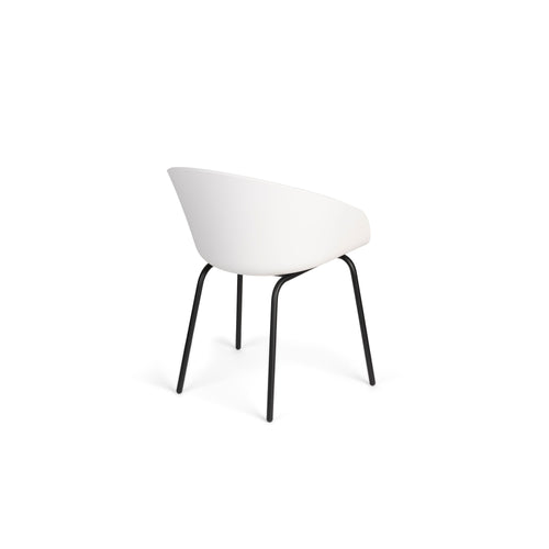 Zuiver Void Eetkamerstoelen wit - Set van 2