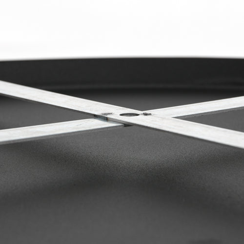 Ylumen plafondplaat rond -  50  x 2.5   cm - zwart