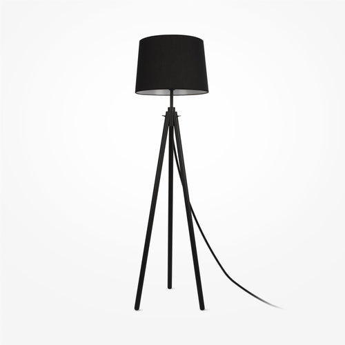 Maytoni - Vloerlamp Calvin - Zwart - Ø44 - vtwonen shop