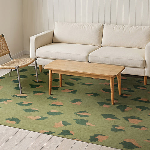 Lola&Moi vloerkleed Spinach - groen -140x200cm - vtwonen shop