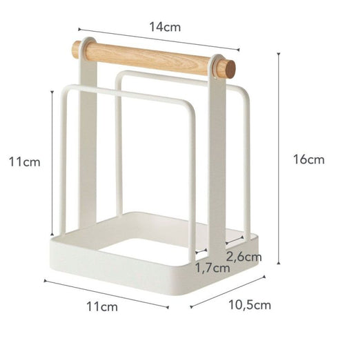 Yamazaki Snijplanken Houder - Tosca - Wit - vtwonen shop