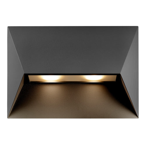 Nordlux Pontio Wandlamp Buiten L - 2-lichts GU10 - IP54 - Zwart
