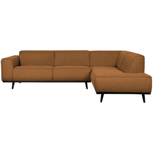 WOOOD hoekbank rechts Statement - Bouclé - Butter - 77x274x210
