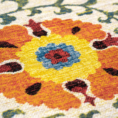 Louis De Poortere vloerkleed Origine - geel - 140x200cm