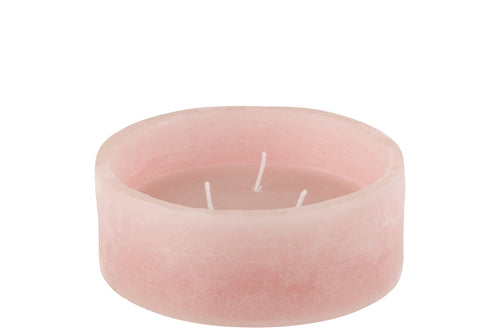 J-Line drijfkaars Cilinder - roze - 15U - vtwonen shop