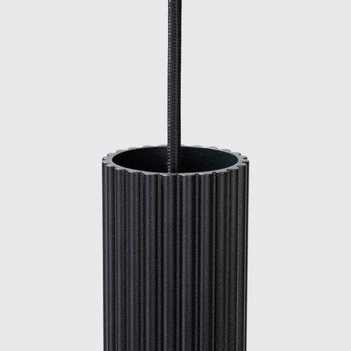 Sollux Lighting Hanglamp KARBON 3L zwart - 45x6,5x98cm