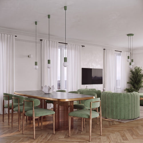 Sollux Lighting Hanglamp HALO 1 salie - 12x12x120cm