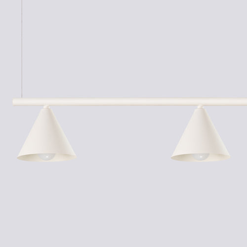 Sollux Lighting Kroonluchter NOX 4L beige - 122x14x215cm