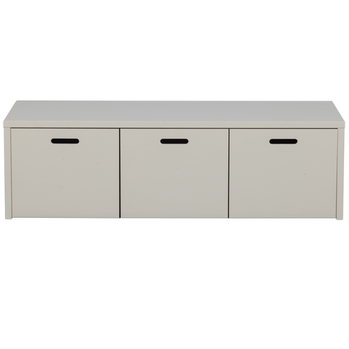 WOOOD kistbank met lades Silke - Grenen - Dust/Grijs - 36x120x50 - vtwonen shop